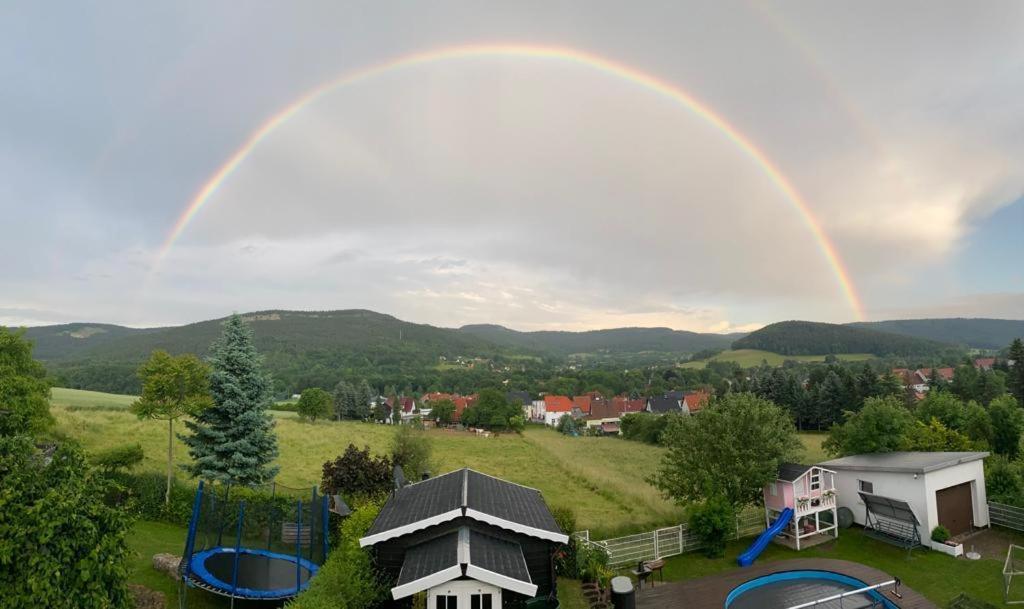 Ferienwohnung Am Tor Zum Thueringer Wald 플라우에 외부 사진